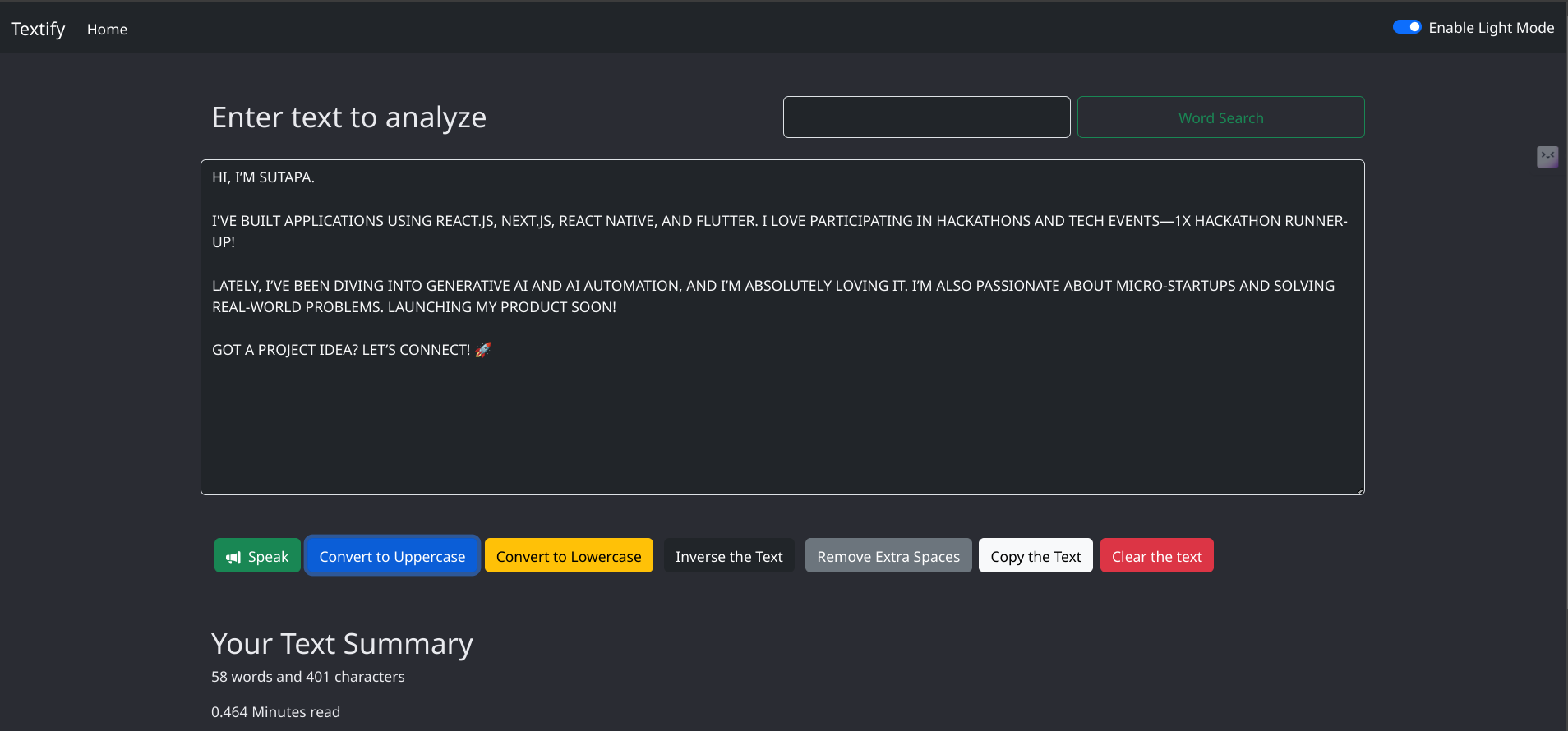 Textify
